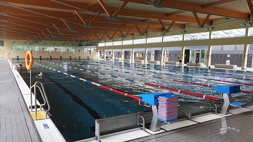 Die Schwimmbahnen im Elsterbad Leipzig
